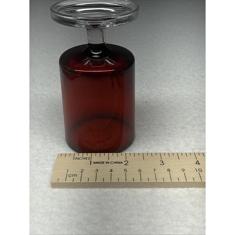 Luminarc France Ruby Red Cordial Liqueur Glass 4